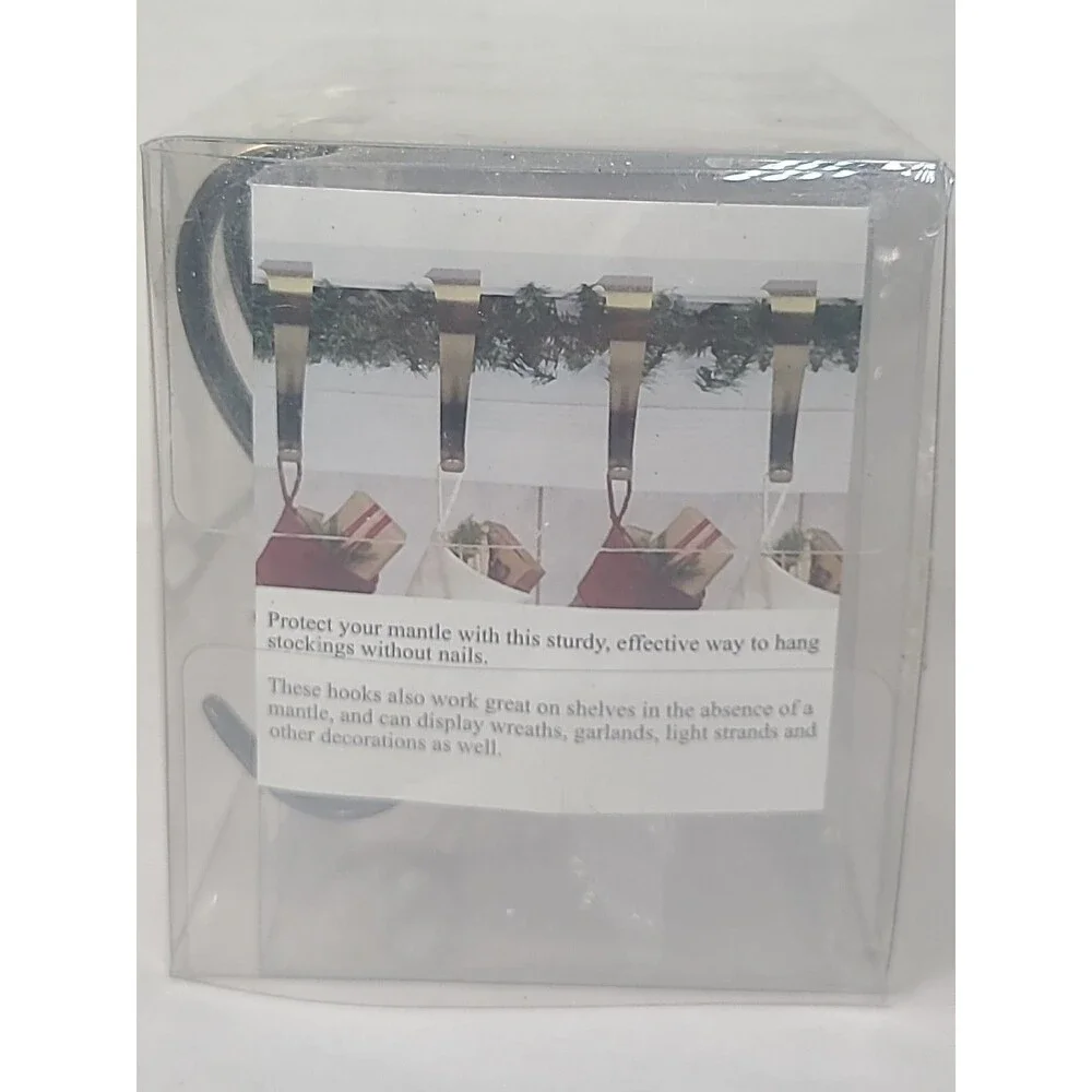 Set Of 4 Golden Stocking Holders Hobby Lobby 4